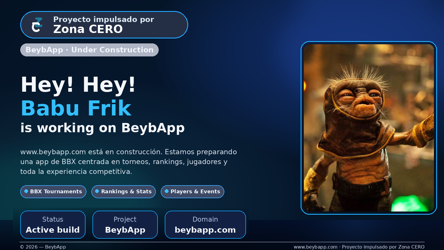 BeybApp under construction